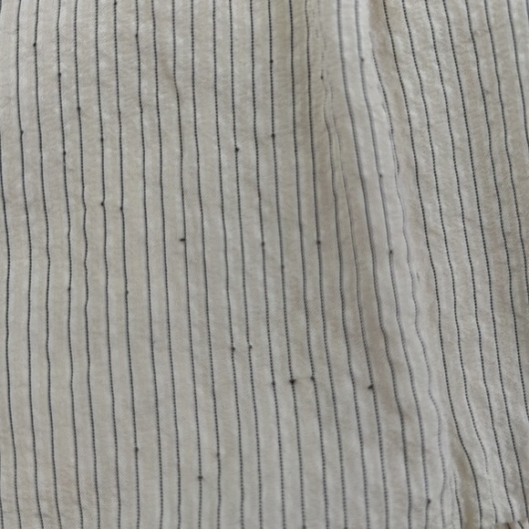 ANINE BING Madison Silk Mini Boho Dress White Black Stripe Size XS - Picture 11 of 15